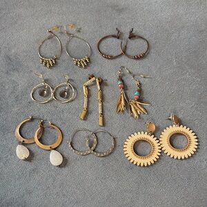 Eight (8) Bohemian Style Earring Sets